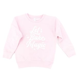 BRAND NEW The Wishing Elephant Let's Bake Magic, Pink Sweatshirt, youth small